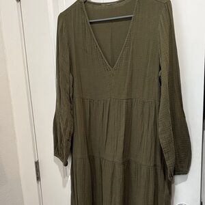 Universal Thread Olive Long Sleeve Dress